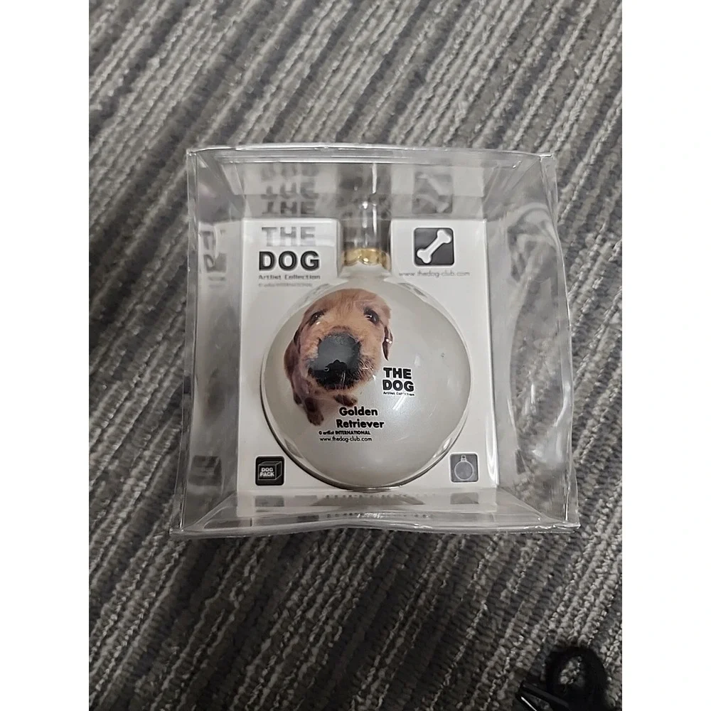 Artlist Collection The Dog Golden Retriever.‎ In Box. Glass Ornament